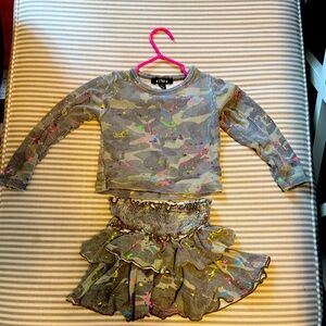 Flowers by Zoe Gray Camo Kids Matching Set